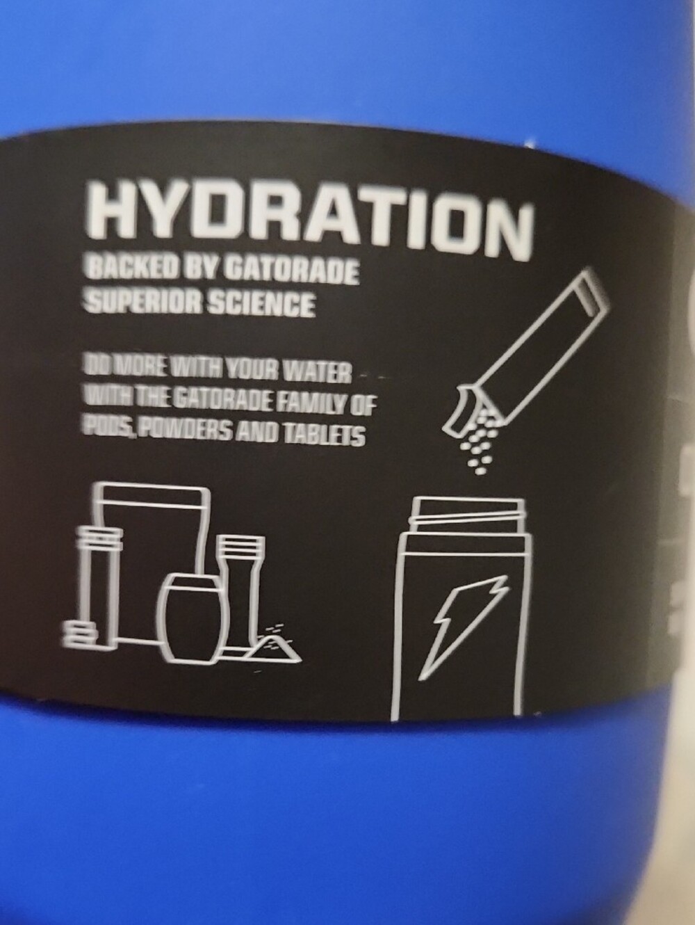 Gatorade Overtime Stainless Steel Bottle - Blue - Picture 5 of 7